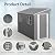 4x10 Ft Outdoor Metal Shed, Heavy-Duty Storage Shed with Floor Kit for Tools and Bikes, Lean to Shed with Left/Right Door and 2 Windows