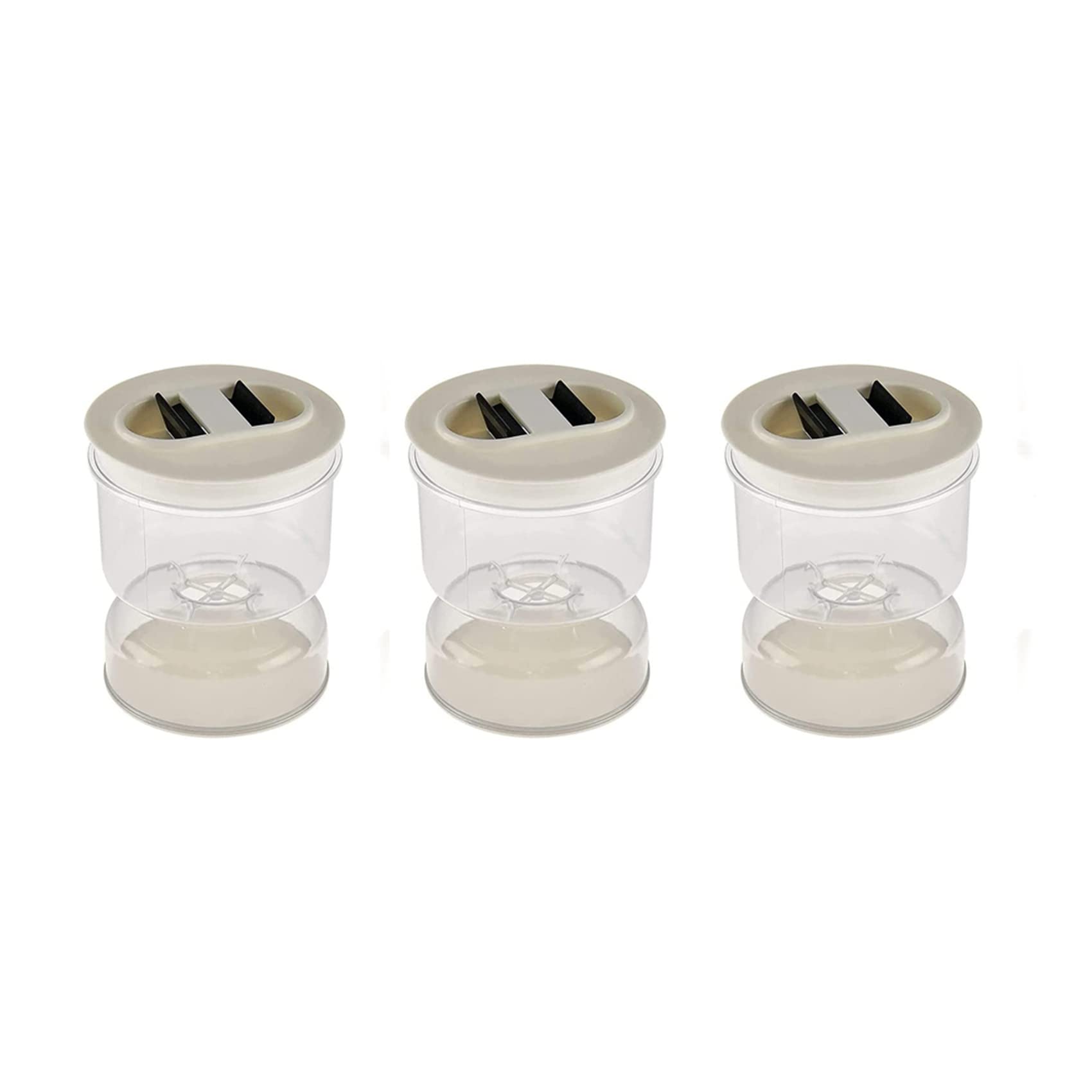 Hndhbfgrt 3X Pickle And Olive Hourglass Jar, Pickle Flip Jar Separated From Wet And Dry, Pickle Jar with Strainer Flip, Separator