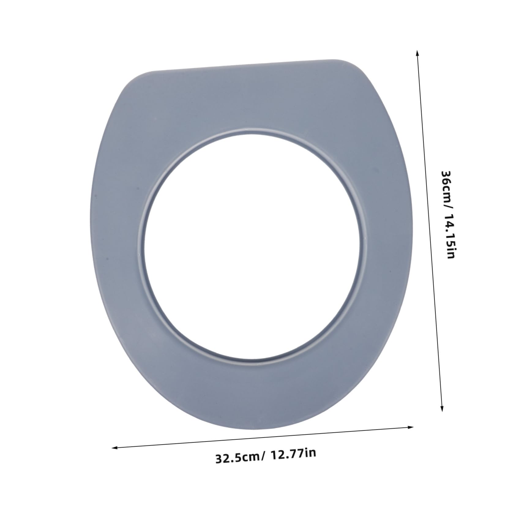 Ipetboom Bathroom Toilet Seat Cover Washable Cushion for Comfort Cleanliness for Seniors Public Restrooms Durable Easy to Clean