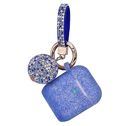 Apple Airpods Case Keychain, Filoto Airpods Silicone Glittery Case, Scratch Proof and Drop