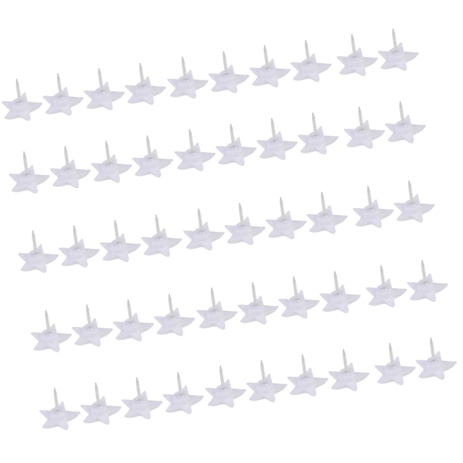 Kalttoy 100Pcs Star Head Push Pins Cork Notice Board Thumb Tacks Drawing Pins Five Pointed Star Pushpin for Bulletin Boards Colorful Push