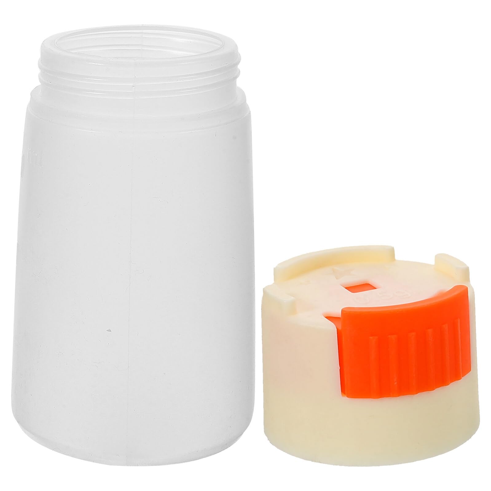 Fish Feeding Bottle with Metered Dispensing Moisture-Proof Aquarium Feeder Beige Fish Tank Feeding Tool for Small and Large