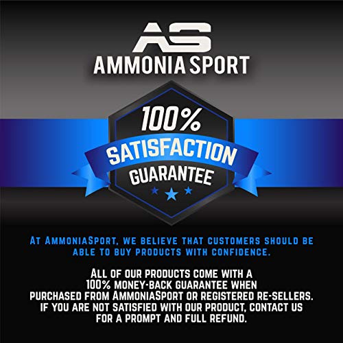 AmmoniaSport Athletic Smelling Salts - Ampules (25) Smelling Salts Powerlifting - Ammonia Inhalant - Salt Sticks - Rush Inhalant - Focus Up - Powerlifting Gear - Focus Aid - Energy Aid - Nose Lifting