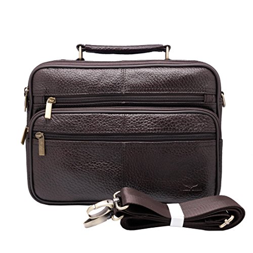 Bolso de mensajero para tableta en cuero genuino para el día a día urbano WK3