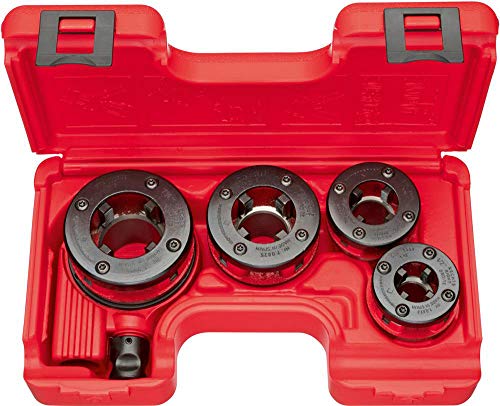 Rothenberger 7.0781X"Super Cut" Ratchet Threaded Set, Silver/Red, 1/2-1.1/4-Inch