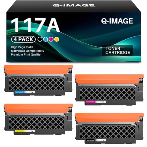 Toner HP 117A Q-image W2070A résistant pour éliminer les textes flous sur MFP 178nwg