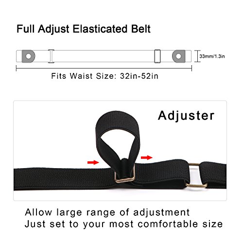 Image of XZQTIVE No Buckle Invisible Elastic Stretch Belt for Men /Women Fits waist 24-50in Father Day Gift