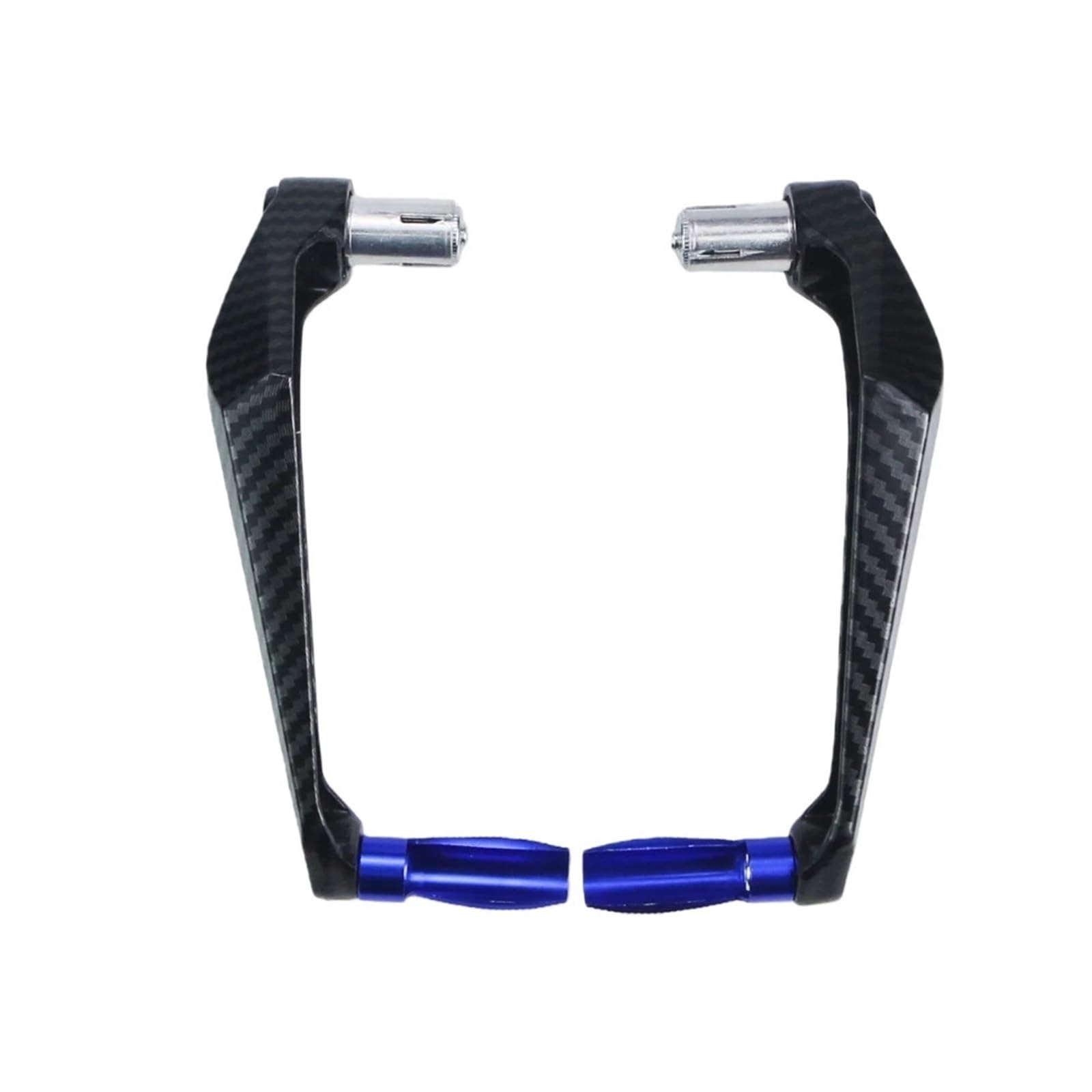 NOAUQWTV Clutch Lever Hand Guard Protector Motorcycle Aluminum Alloy Handlebar Brake Clutch Lever Hand Guard Protector Modification Accessories Handguard Motorcycle Handguards(Blue)