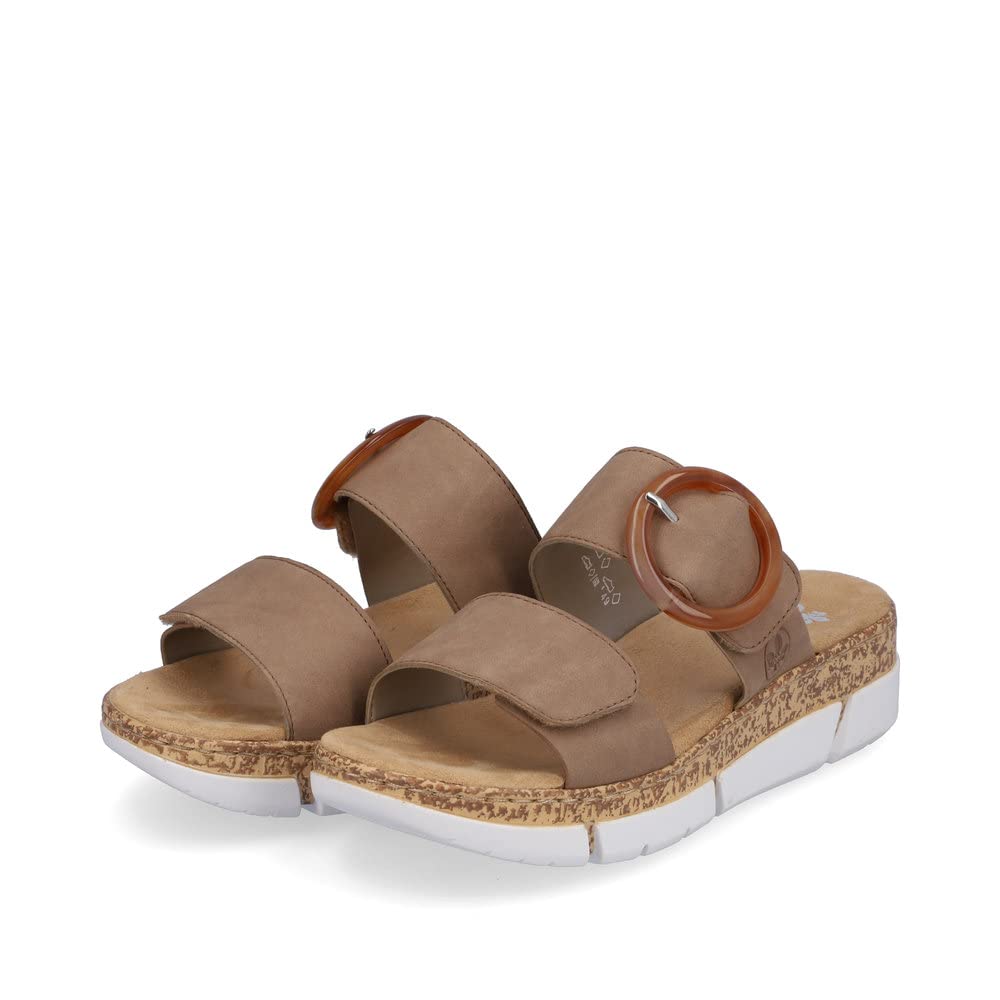 Rieker Femme Chaussures Basses V2392, Dame Mocassin,Chaussons