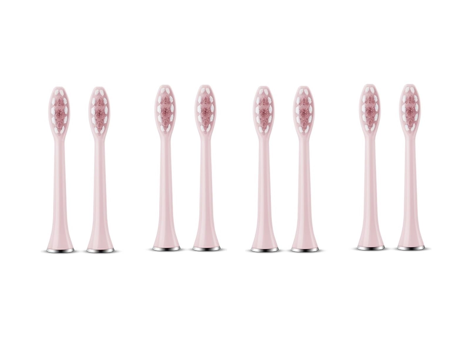 Cabezales de repuesto for cepillos dientes eléctricos, compatibles con mangos S7(8 pink brush head)
