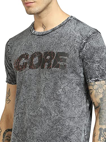 Image of JACK & JONES Men's Cotton Printed Regular Fit T-Shirt