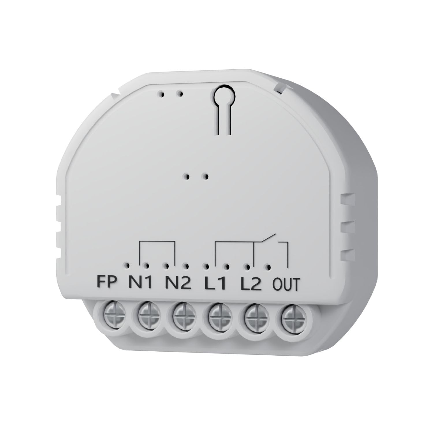 Heatzy Pilote Relais – Module contact sec pour radiateur électrique sans fil pilote. Compatible avec les programmateurs fil pilote.