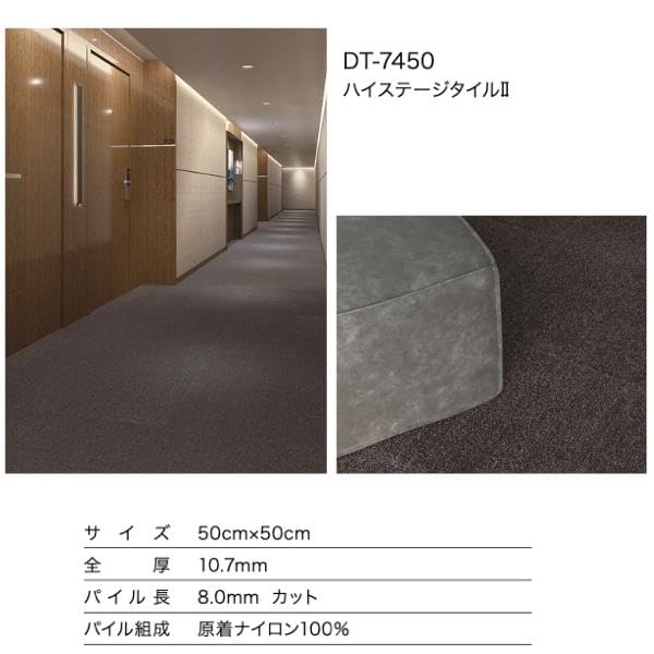 Amazon.co.jp: サンゲツ DT-74502 タイルカーペット ハイテージタイル