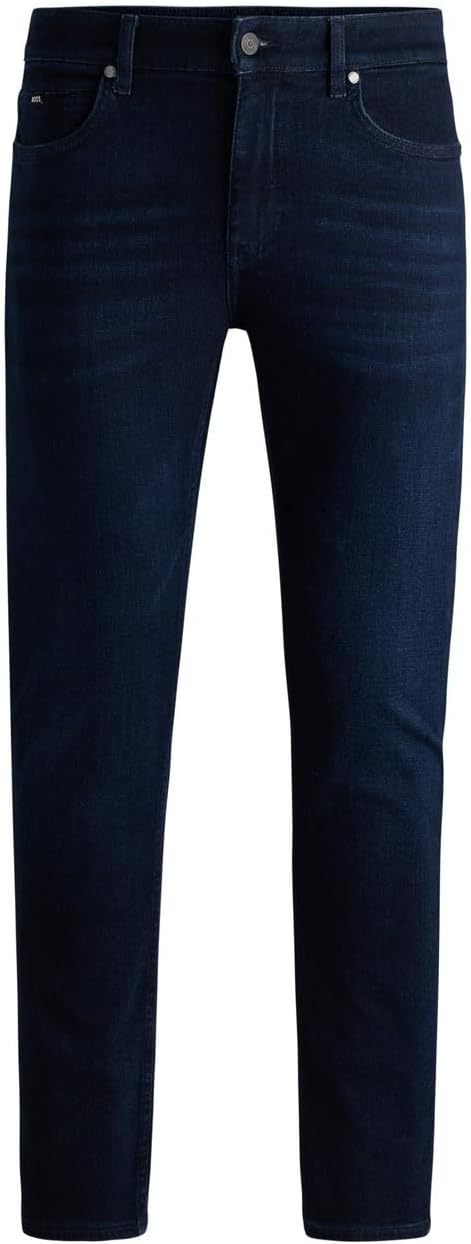 BOSS Mens Delaware Straight Leg Slim Fit Jeans - Image 3