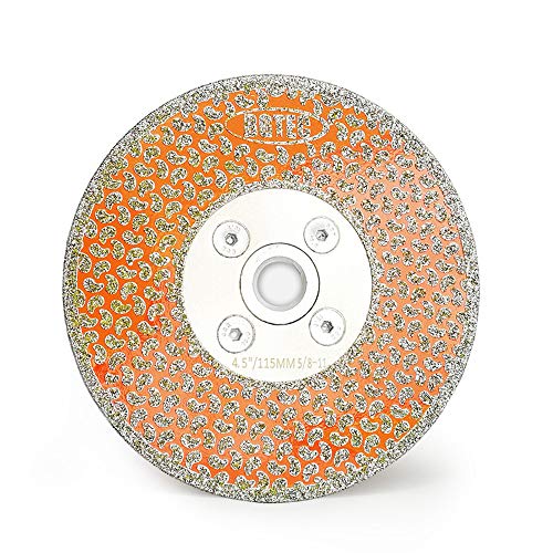 BGTEC Diamond Grinding Cutting Disc for Granite Marble,1pc 4-1/2