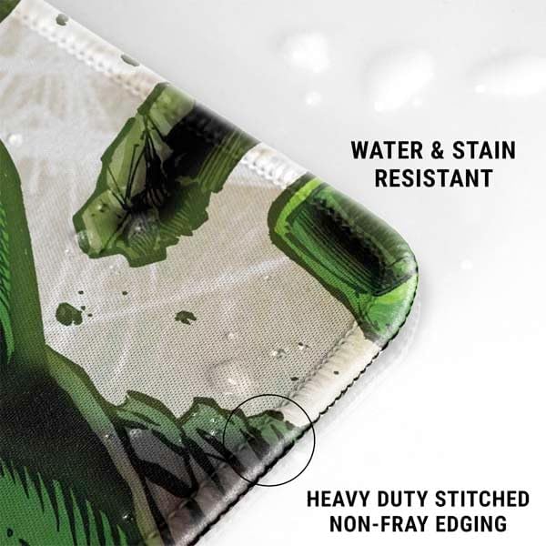 Skinit Extra Large Gaming Mouse Pad - Officially Licensed Hulk Green Goliath Design with Stitched Edges, Waterproof, Non-Slip Rubber Base, Desk Mat for Keyboard & Mouse, 35.75" x 15.4" inches