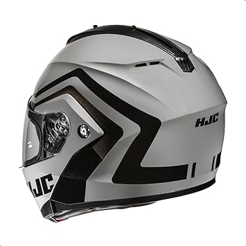 HJC C91 Nepos Modular Motorcycle Helmet with HJ-17 Pinlock Shield, DOT Approved (MC5, X-Small)