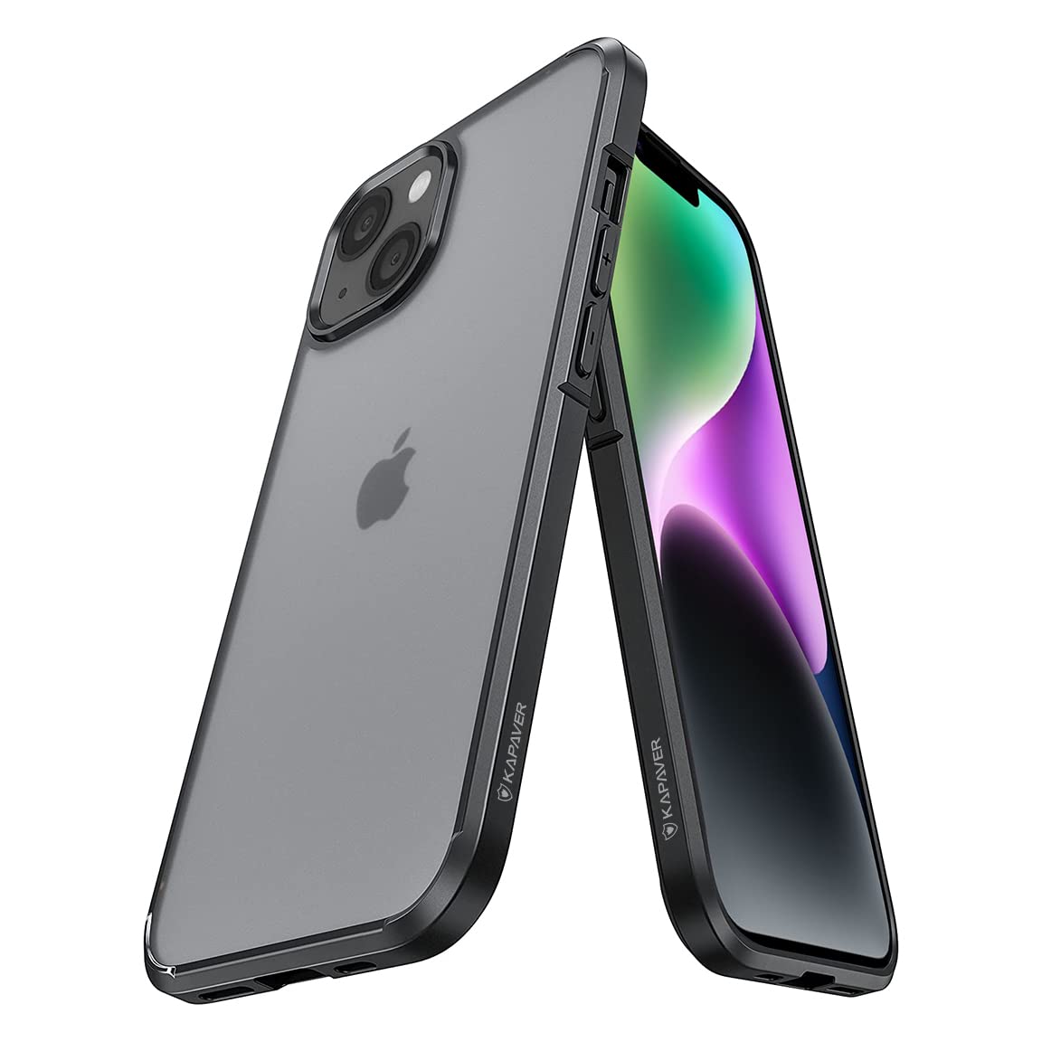 KAPAVER Polycarbonate For Iphone 14 Matte Clear Case[Anti-Fingerprints ][Anti-Scratch] Frosted Translucent Shockproof Slim Cover 6.1 Inches (Matte Black) (B0BM923KZB) Amazon Price History, Amazon Price Tracker