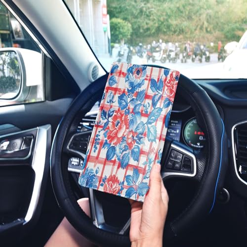 Organizador de auto de cuero miniatura 6