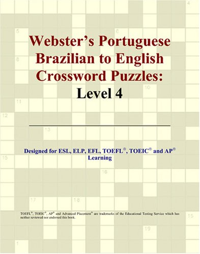 Buy Webster's Portuguese Brazilian to English Crossword Puzzles: Level 4 — BookShops.in