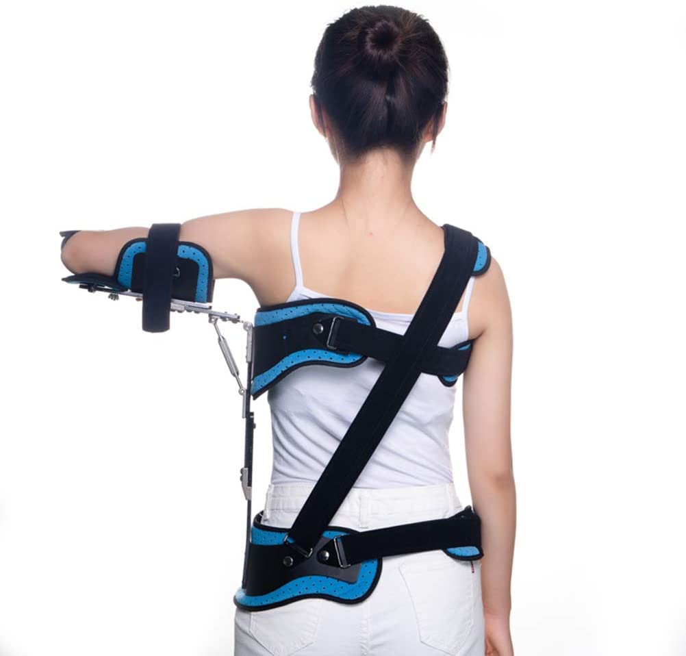 Soporte Fijo De Abducción De Hombro, Soporte De Abducción De Hombro Transpirable Ajustable para Brazo Roto, Muñeca, Codo, Lesiones De Hombro, Alivio del Dolor, Fractura Y Dislocación