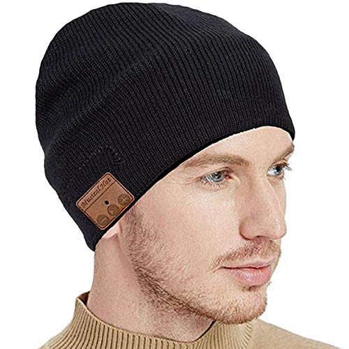 seenlast Upgraded Bluetooth Beanie Hat Headphones Wireless Headset Winter Music Speaker Hat Knit