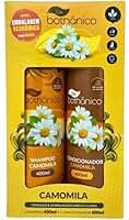 Kit Shampoo e Condicionador Camomila Tok Bothânico 400ml
