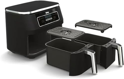 Miniatura 8 de Ninja Foodi 4-in-1 8-Quart. 2-Basket Air Fryer with DualZone Technology- Air Fry, Roast, and More, DZ100WM