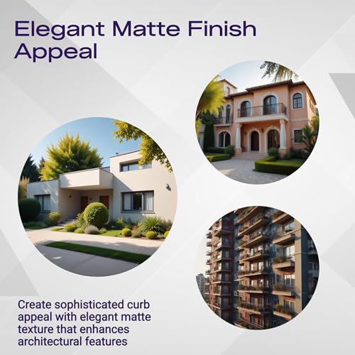 Image of Birla Opus Style Power Bright Exterior Emulsion Paint (1L, White Colour, Matt Finish)-Superior Peel Resistance, Algal Protection-For Home, Office Walls in Dry to Moderate Humid Climates