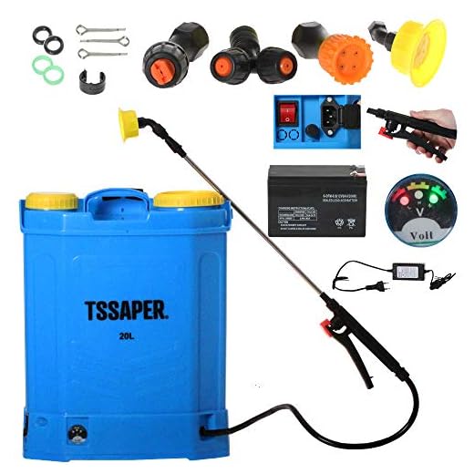 Pulverizador 20 litros Costal a Bateria Elétrico Automatico Veneno marca Tssaper THY-20l
