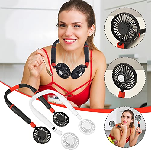 HAOSHAN Draagbare multifunctionele USB Mini Air Cooler Fan Hanging Neck-Fan Comfortabele Hand Held Elektrische Koeler… - Image 3