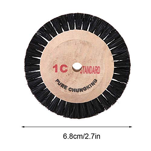 Image of Jewelry Jade Polishing Wheel Brush Buffing Wheel Brush Hair Brush Polisher Jewelry Tool Accessories Attachment [1C Diameter]