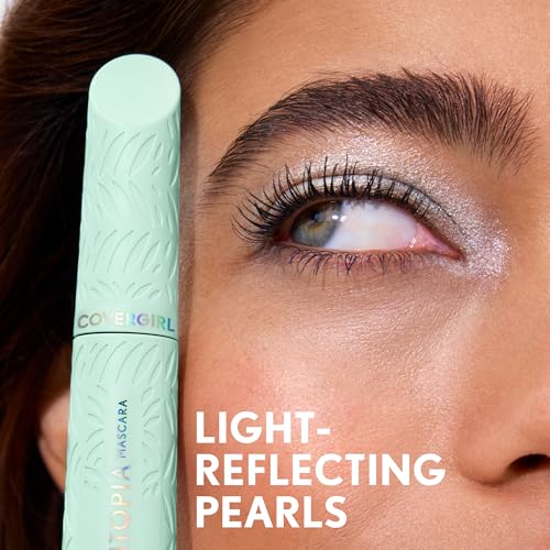 Image of CoverGirl Lash Blast Cleantopia Volume Mascara, 790 Ultramarine Black Frost, Vegan Formula, Clean, Volumizing, for Sensitive Eyes, Doesn't Smudge, 0.32oz