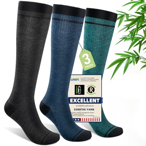 Image of Compression Socks Women & Men 15-20 mmHg for Flying
