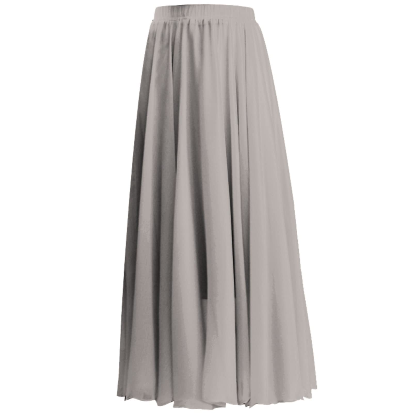 Bridesmay Vrouwelijke Hoogheemd Elastisch Gevlarend Skaterrok - Elastisch Minirok voor Casual, Kantoor, Feest Black S
