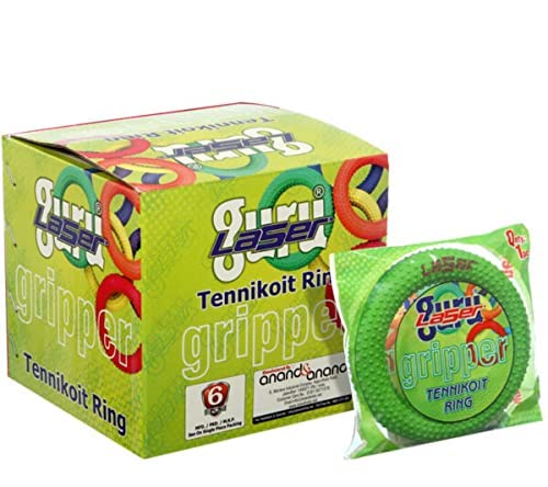 Laser Guru Tennikoit Ring Gripper (Pack of 6) (Dotted) (B0B5X9PTR1) Amazon Price History, Amazon Price Tracker