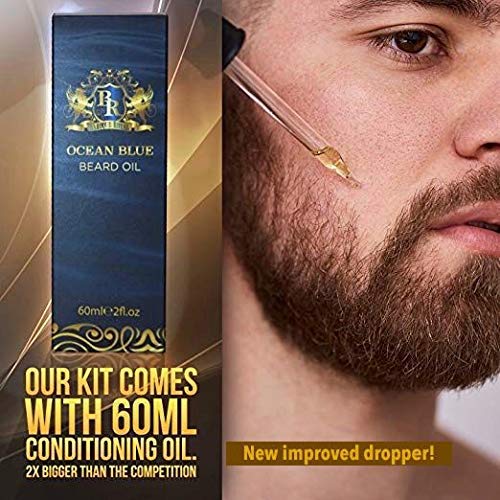 Baroque Royal All-Natural Beard Care products | Ultimate luxury Beard Grooming Kit for Men | Beard growth products Includes Conditioning Oil, Beard Wash and conditioner, Balm Butter and Beard Soap - Thumbnail 2