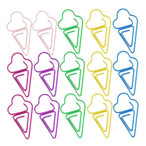 HOLIDYOYO 30�� �A�C�X�N���[���`���^���y�[�p�[�N���b�v �����I�t�B�X���� �u�b�N�}�[�N���p ���p�r�Ŋw�Z�⎩��̏��ސ�����