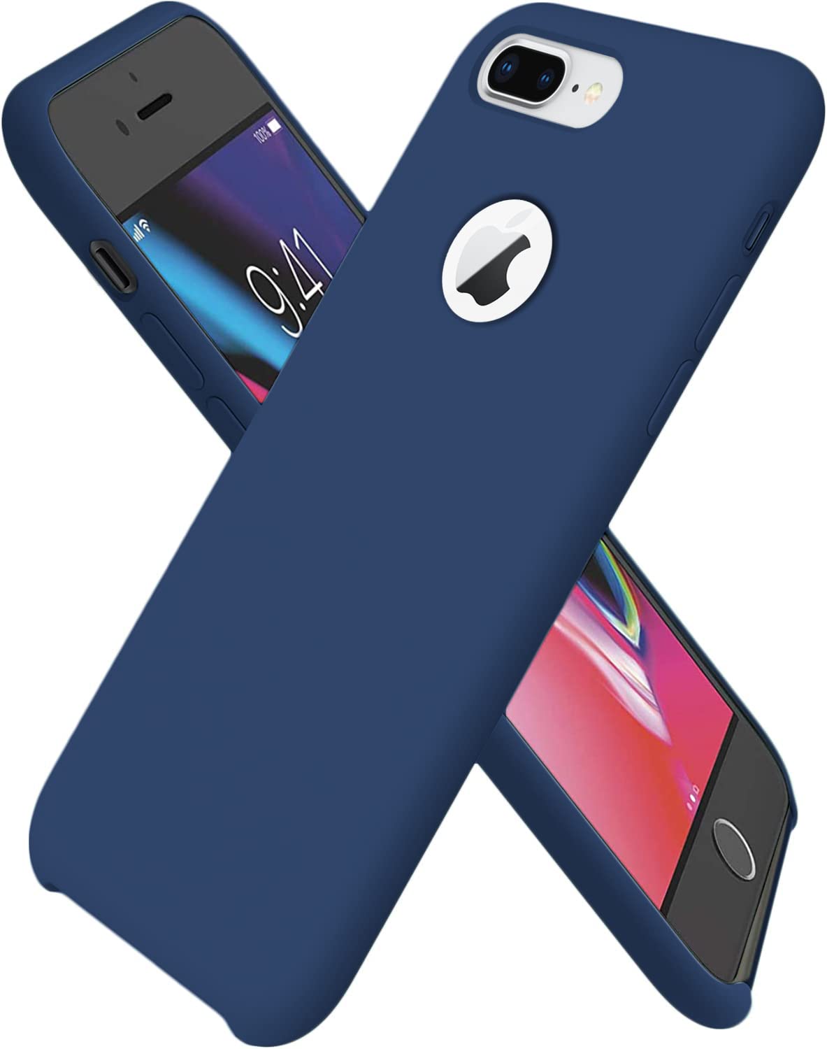 VONZEE Liquid Silicone Soft Back Cover for iPhone 7 Plus Case, Shockproof Slim Camera & Full Body Protection Non Yellowing Cover with Microfiber Lining & Logo Cut (5.5 Inch) -Blue (B09FJR73VG) Amazon Price History, Amazon Price Tracker