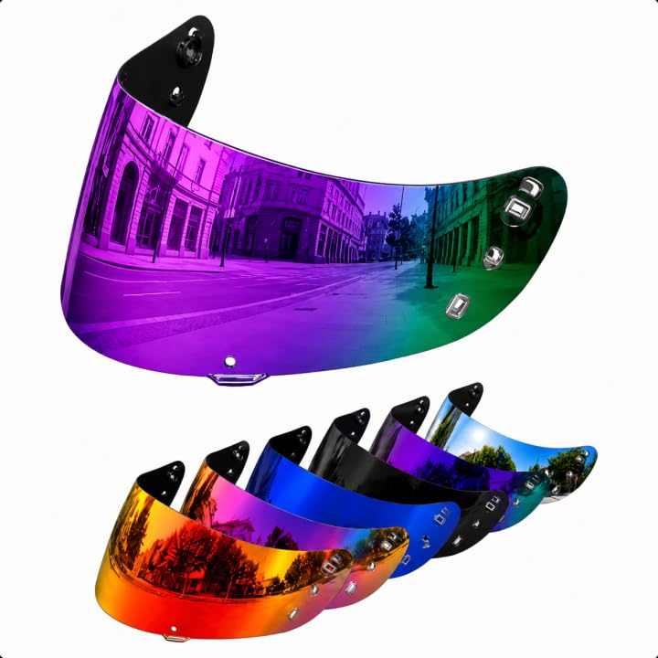 Image of PSLER Shatterproof Helmet Visor for Airform Airmada Airframe pro,Purple