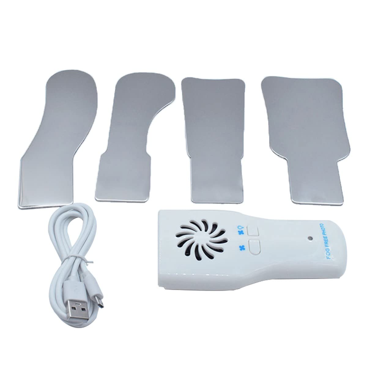Dental LED Photo System With 4 Anti-Fog Mirrors - Fog Free Reflector For Dental Photography