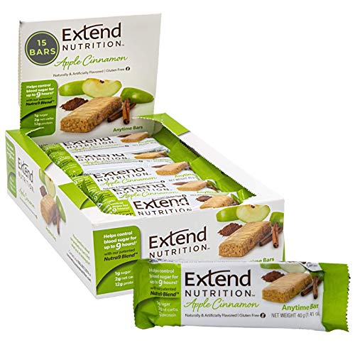 Extend Bar, 1.41 Oz. Bars, Apple Cinnamon, 15 Count