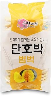 LENITH GY Korean Original Sweet Pumpkin Chips 100g Korean Popped Rice Cakes