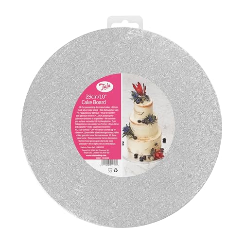Tala Moule à gâteau Rond 25 cm Tambour, Argent