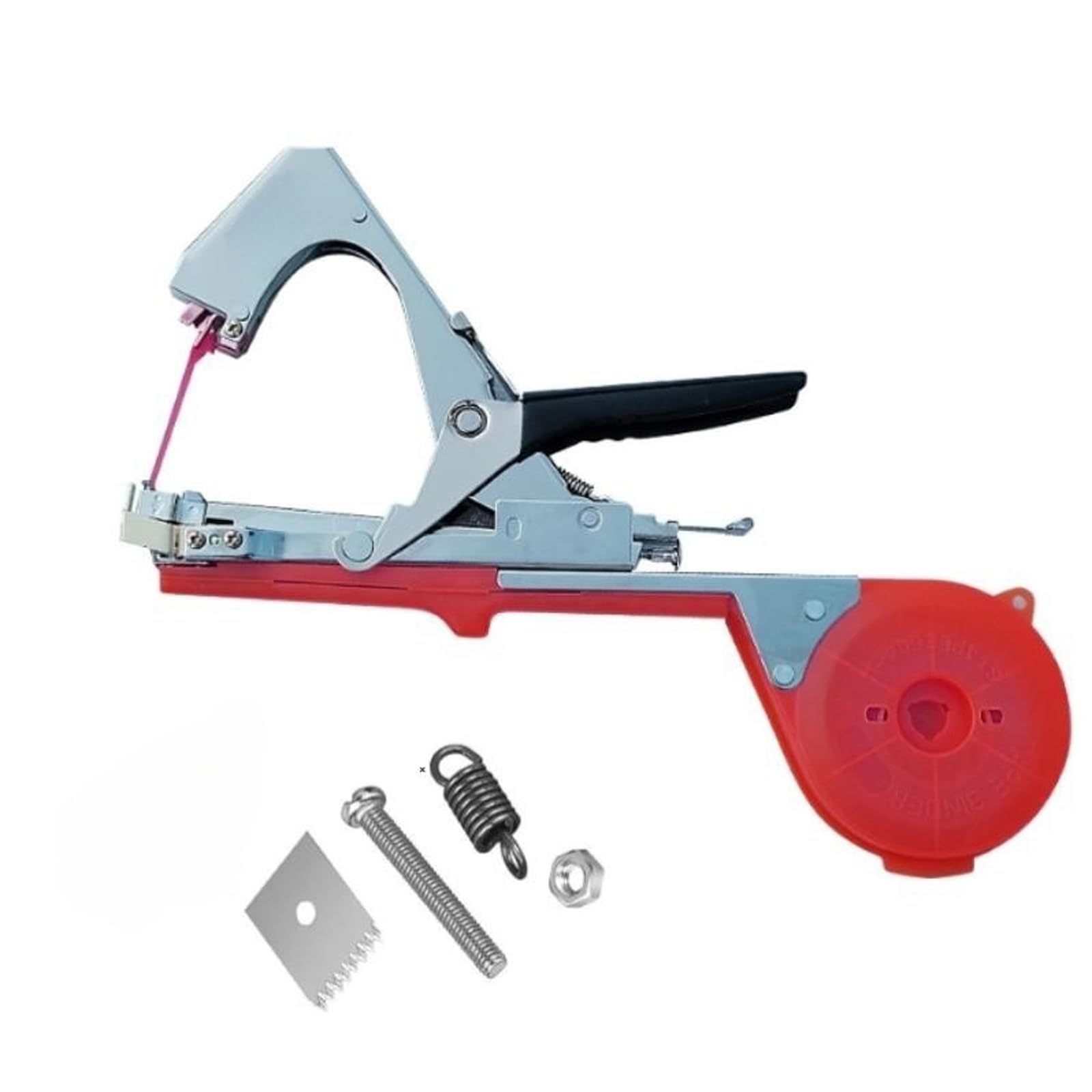 FHRKA Vineyard Tying Machine, Plant Tying Machine Gardening Plant Vine Tying Tool, Tie Up Vine Quickly and Easily, for Tomatoes/grapes/vegetable (With Blade1)