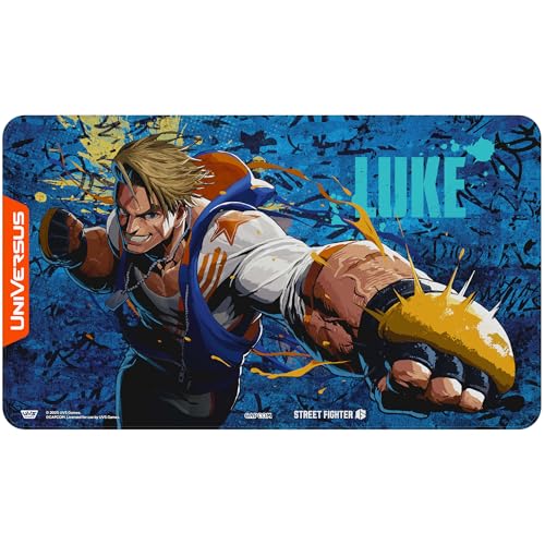 UniVersus: Street Fighter 6: Challenger Series Playmat - Luke - 24 x 14 Neoprene Mat, Collectible Tabletop Card Game Accessory, UVS Games, Licensed