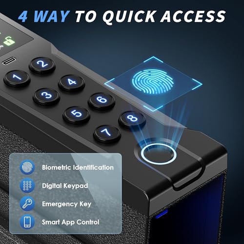 Quick Access Biometric Pistol Safe