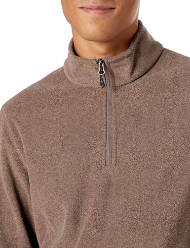Image of Amazon Essentials Men's Quarter-Zip Fleece Pullover Jacket, Insulated for Cold Weather