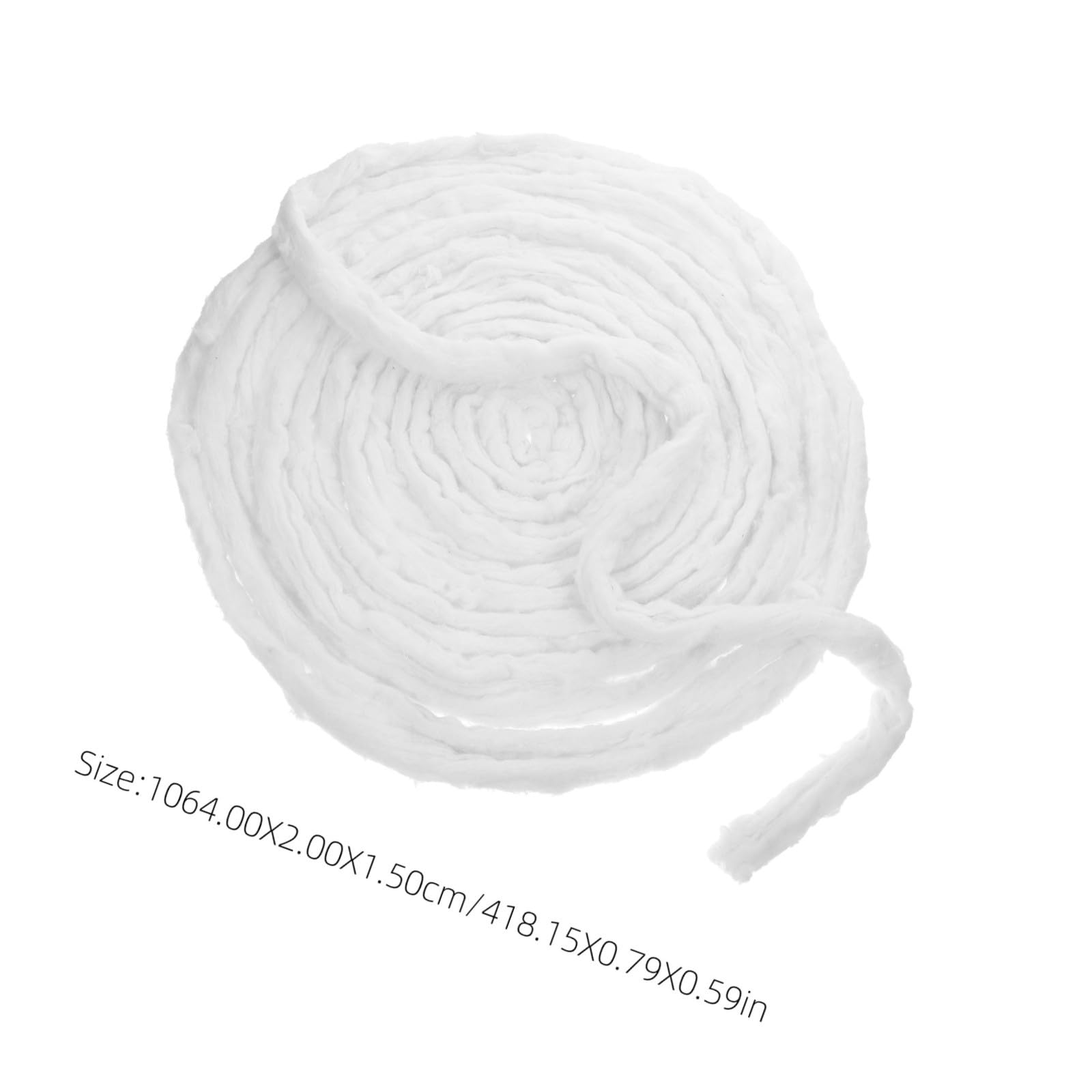 Bandes de Coton Salon de Coiffure pour Permanente Cheveux, Rouleaux Absorbants en Coton Blanc, Accessoires Coiffeur Jetables pour Fixation et Coupe Facile
