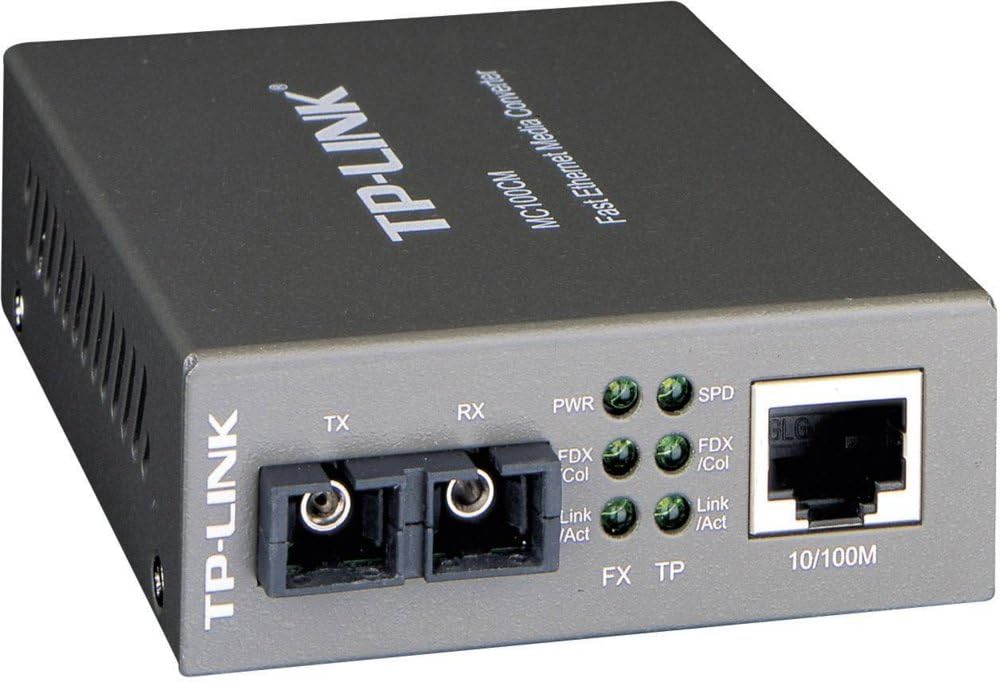 TP-​LINK MC210CS - Convertitore multimediale - 1GbE - 1000Base-​FX, 1000Base-​T